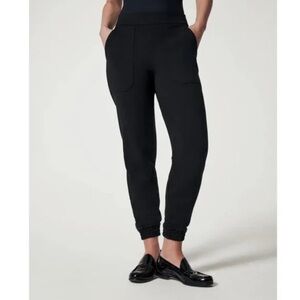 Spanx | Perfect Pant Jogger Black Large Pull on Stretch Comfort